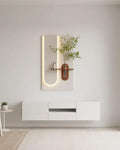 Dekorium 40x70 cm Pilli LED'li İskandinav Duvar Tablosu - Pütürlü Doku - Model D094