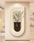 Dekorium 40x70 cm Pilli LED'li İskandinav Duvar Tablosu - Pütürlü Doku - Model D101