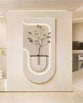 Dekorium 40x70 cm Pilli LED'li İskandinav Duvar Tablosu - Pütürlü Doku - Model D087