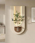 Dekorium 40x70 cm Pilli LED'li İskandinav Duvar Tablosu - Pütürlü Doku - Model D092