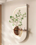 Dekorium 40x70 cm Pilli LED'li İskandinav Duvar Tablosu - Pütürlü Doku - Model D098