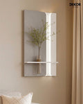 Dekorium 50x90 cm Oval LED'li Dekoratif Duvar Paneli - Gizli Aydınlatmalı - Model D059