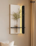 Dekorium 50x90 cm Oval LED'li Dekoratif Duvar Paneli - Gizli Aydınlatmalı - Model D057