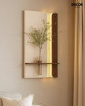 Dekorium 50x90 cm Oval LED'li Dekoratif Duvar Paneli - Gizli Aydınlatmalı - Model D064