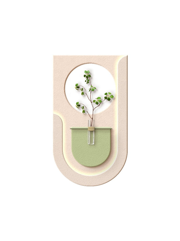 Dekorium 40x70 cm Pilli LED'li İskandinav Duvar Tablosu - Pütürlü Doku - Model D075