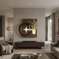 Dekorium 70x80 cm Oval LED'li Dekoratif Duvar Paneli - Gizli Aydınlatmalı - Model D070