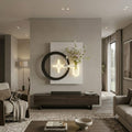 Dekorium 70x80 cm Oval LED'li Dekoratif Duvar Paneli - Gizli Aydınlatmalı - Model D071
