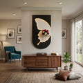 Dekorium 50x90 cm Oval LED'li Dekoratif Duvar Paneli - Gizli Aydınlatmalı - Model D065