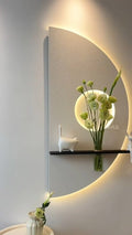 Dekorium 40x70 cm Pilli LED'li İskandinav Duvar Tablosu - Pütürlü Doku - Model D107