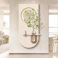 Dekorium 40x70 cm Pilli LED'li İskandinav Duvar Tablosu - Pütürlü Doku - Model D111